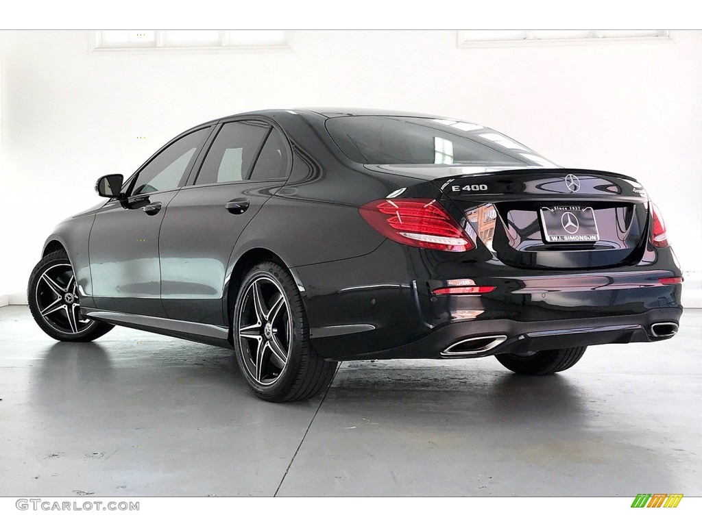 2018 E 400 4Matic Sedan - Black / Black photo #10