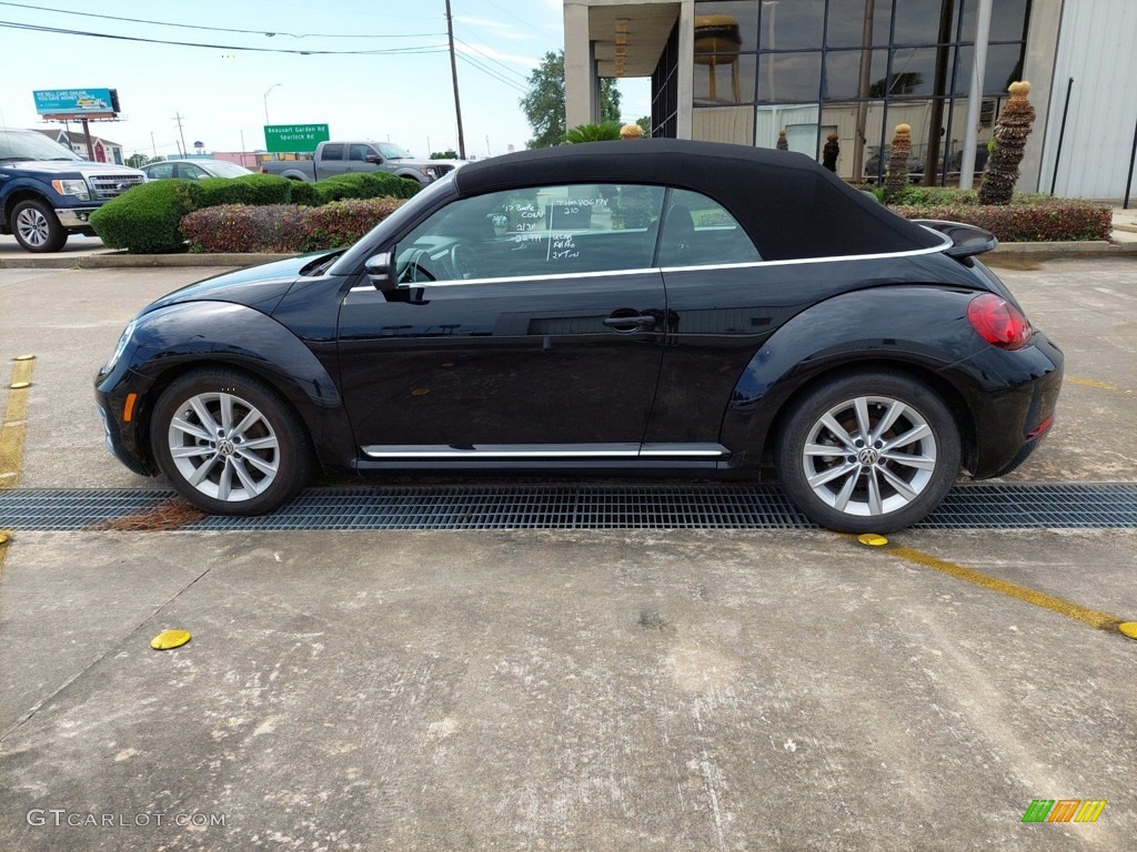 Deep Black Pearl 2017 Volkswagen Beetle 1.8T SEL Convertible Exterior Photo #142004694
