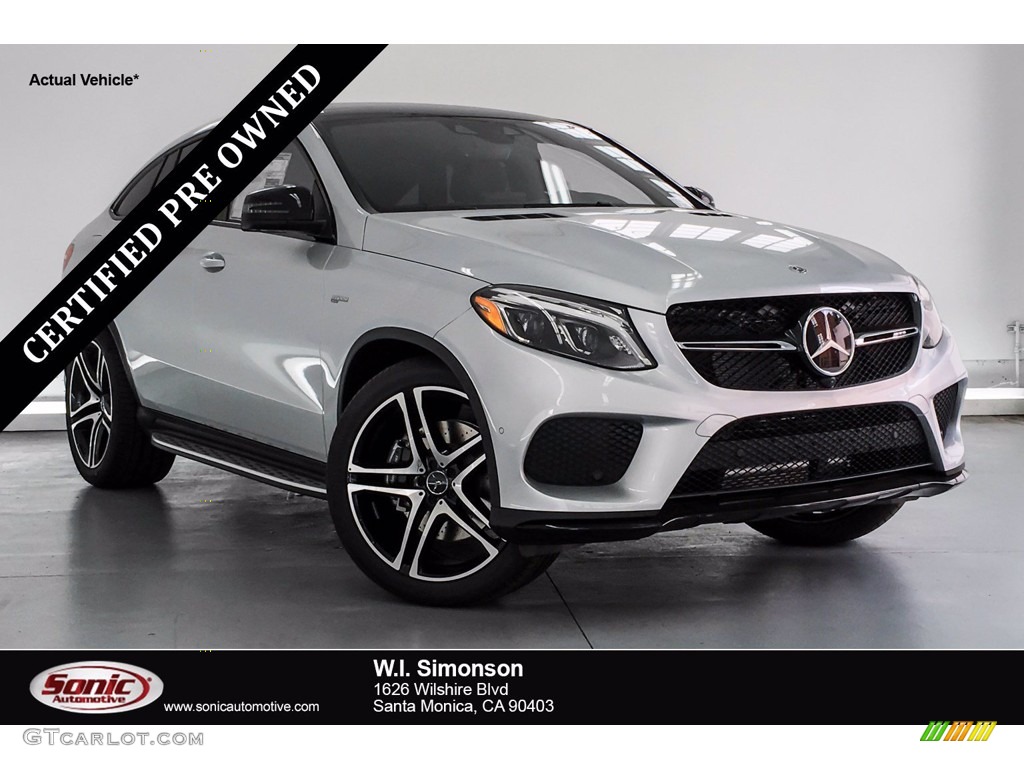 2019 GLE 43 AMG 4Matic Coupe - Iridium Silver Metallic / Black photo #1