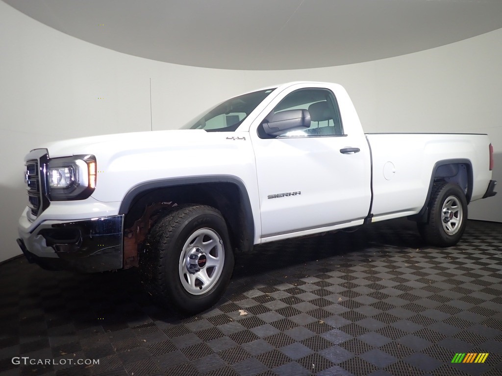 2016 Sierra 1500 Regular Cab 4WD - Summit White / Dark Ash/Jet Black photo #6