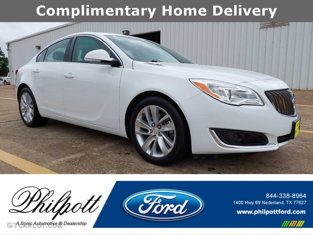 2014 Regal FWD - Summit White / Ebony photo #1