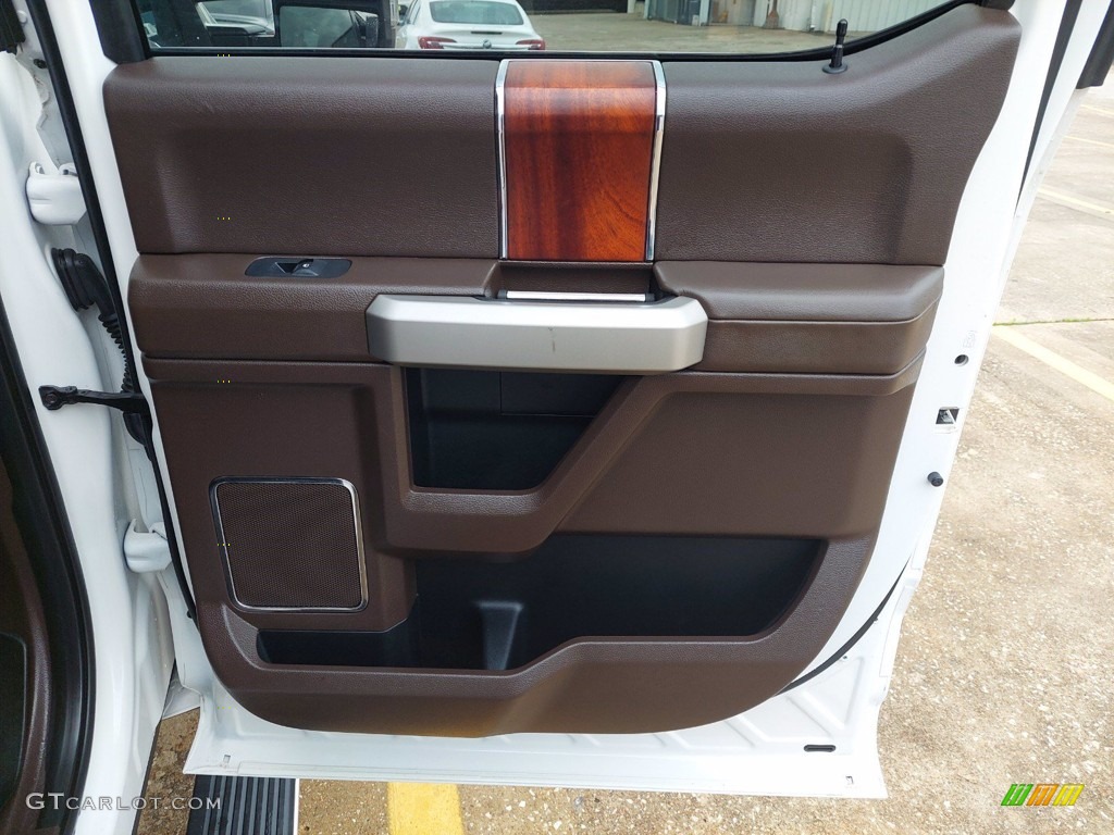 2019 Ford F350 Super Duty King Ranch Crew Cab 4x4 King Ranch Java Door Panel Photo #142006281