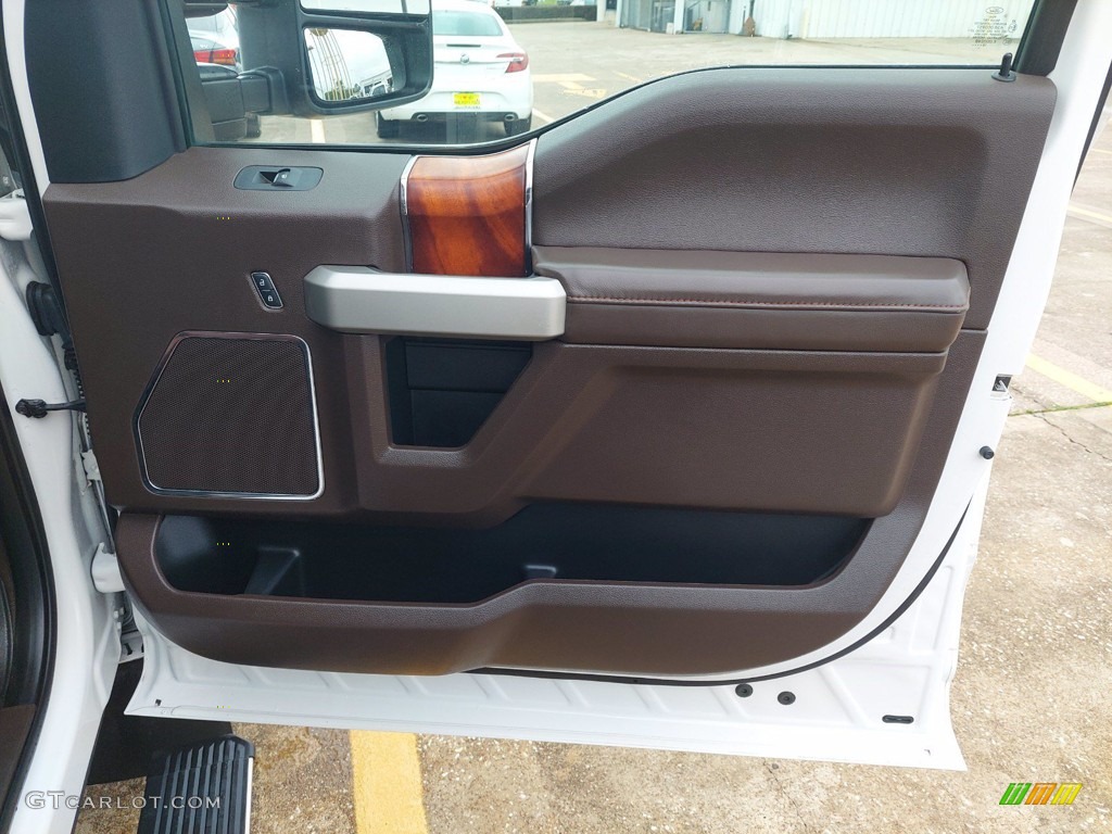 2019 Ford F350 Super Duty King Ranch Crew Cab 4x4 King Ranch Java Door Panel Photo #142006299