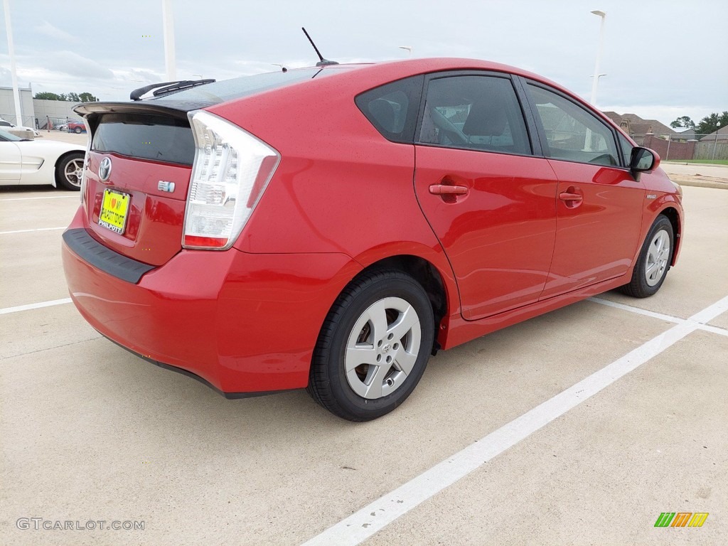 2010 Prius Hybrid IV - Barcelona Red Metallic / Bisque photo #3
