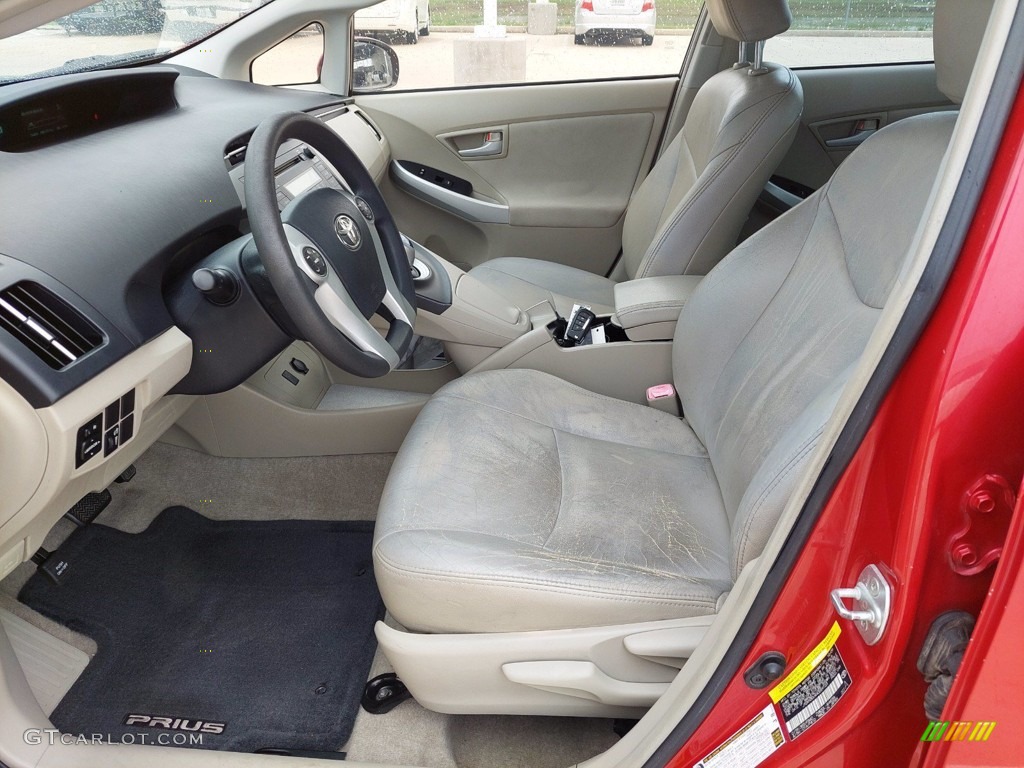 2010 Prius Hybrid IV - Barcelona Red Metallic / Bisque photo #4