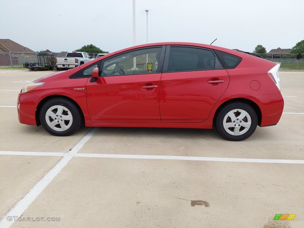 2010 Prius Hybrid IV - Barcelona Red Metallic / Bisque photo #5