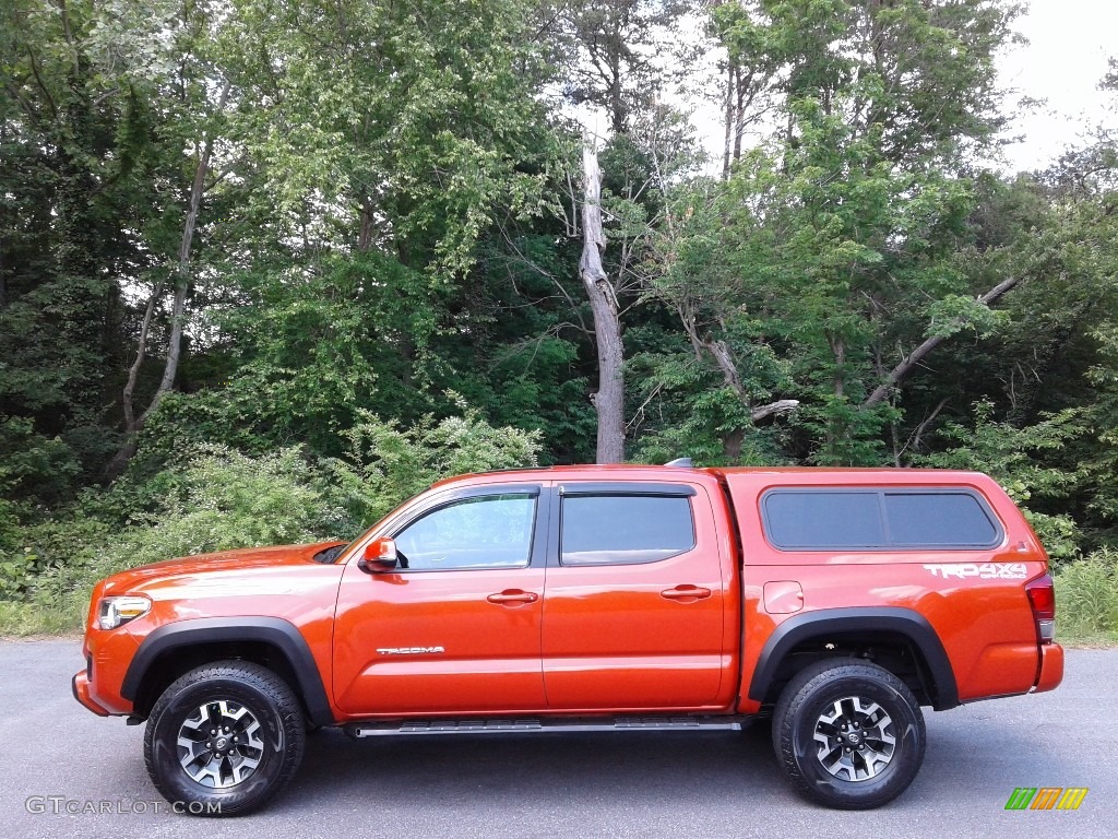2017 Tacoma TRD Off Road Double Cab 4x4 - Inferno Orange / TRD Black/Orange photo #1