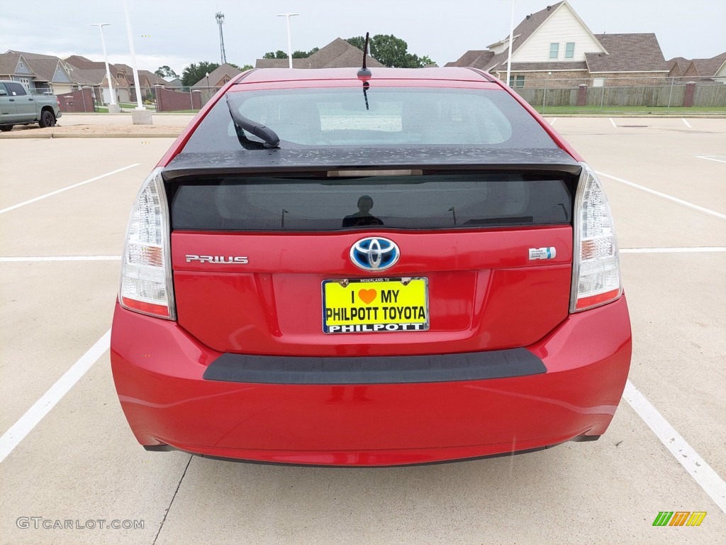2010 Prius Hybrid IV - Barcelona Red Metallic / Bisque photo #6