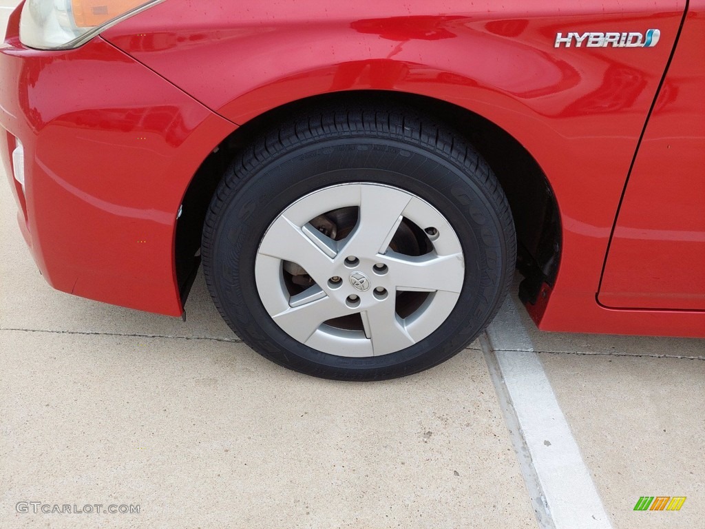 2010 Prius Hybrid IV - Barcelona Red Metallic / Bisque photo #8