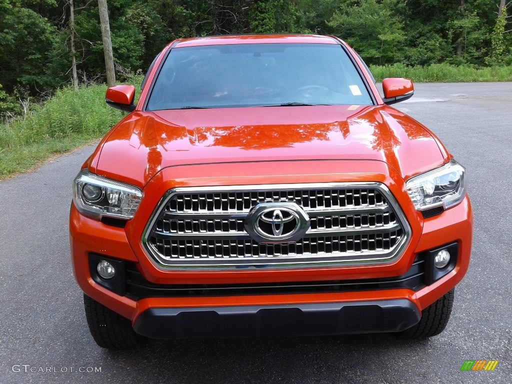 2017 Tacoma TRD Off Road Double Cab 4x4 - Inferno Orange / TRD Black/Orange photo #4