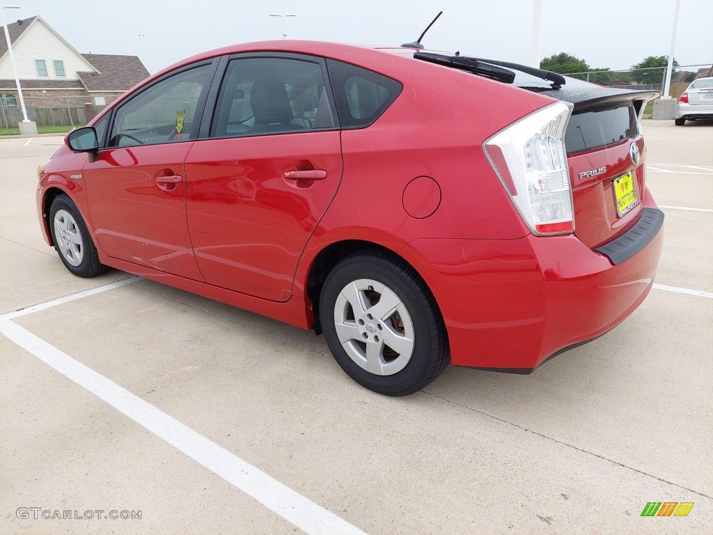 2010 Prius Hybrid IV - Barcelona Red Metallic / Bisque photo #9