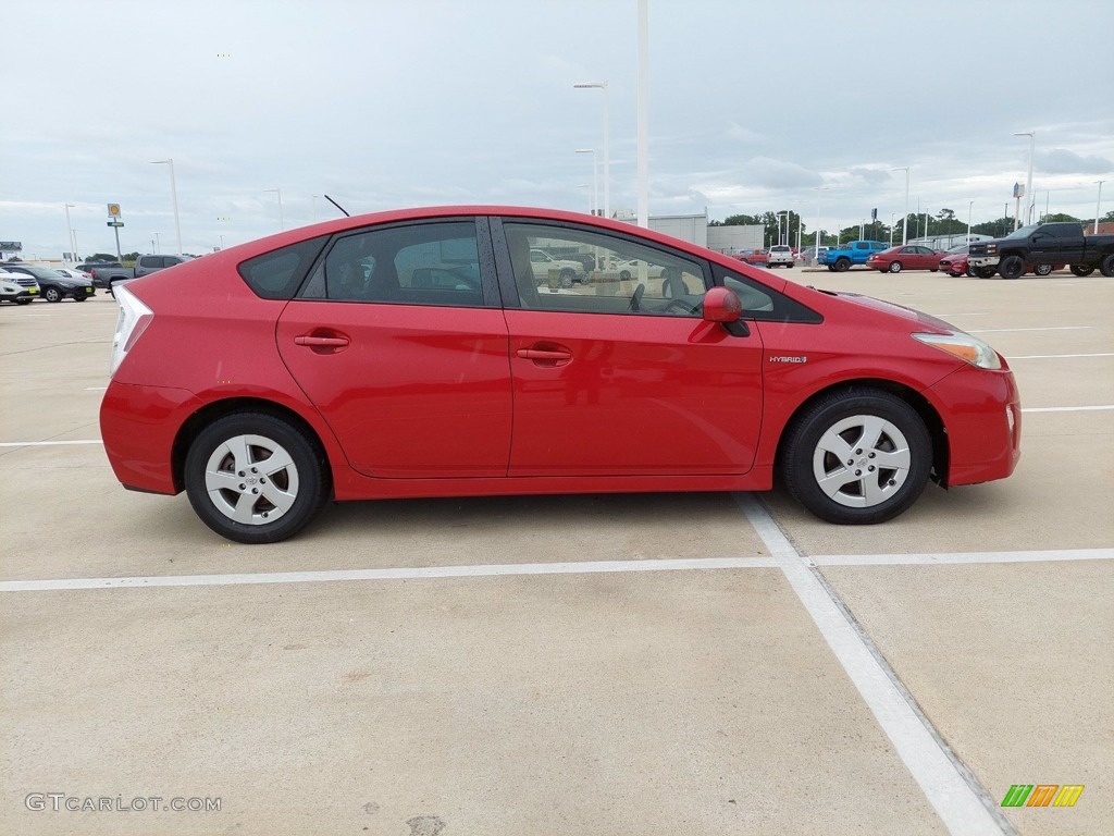 2010 Prius Hybrid IV - Barcelona Red Metallic / Bisque photo #10