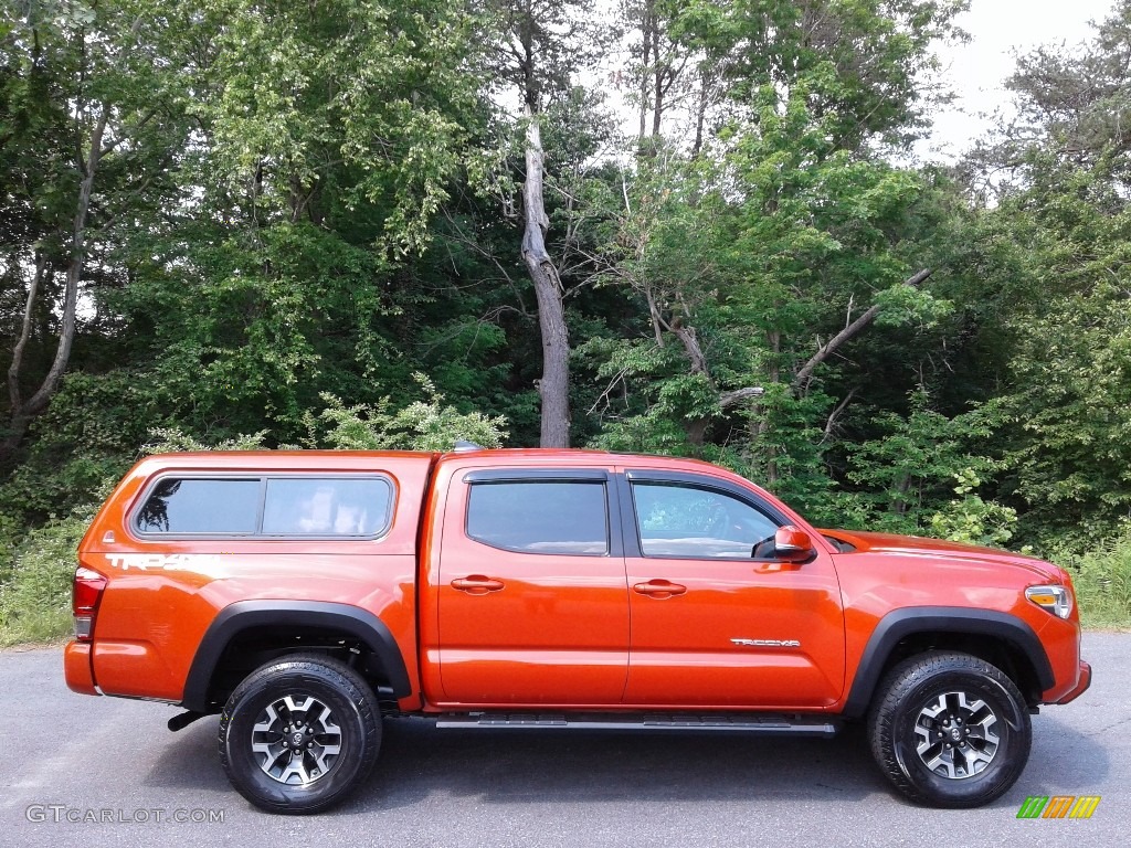 2017 Tacoma TRD Off Road Double Cab 4x4 - Inferno Orange / TRD Black/Orange photo #6