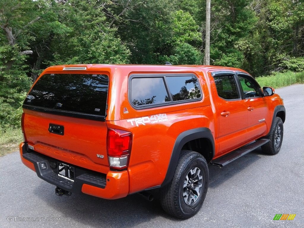 2017 Tacoma TRD Off Road Double Cab 4x4 - Inferno Orange / TRD Black/Orange photo #7