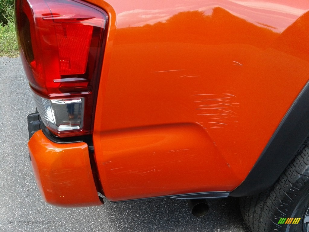 2017 Tacoma TRD Off Road Double Cab 4x4 - Inferno Orange / TRD Black/Orange photo #8
