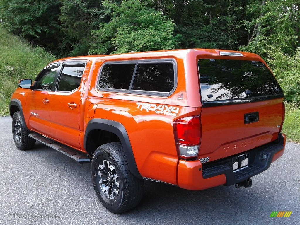 2017 Tacoma TRD Off Road Double Cab 4x4 - Inferno Orange / TRD Black/Orange photo #11