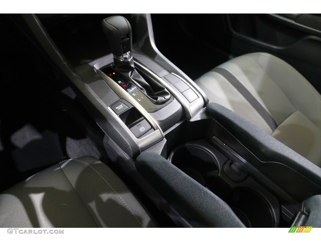 2019 Civic LX Sedan - Crystal Black Pearl / Gray photo #12
