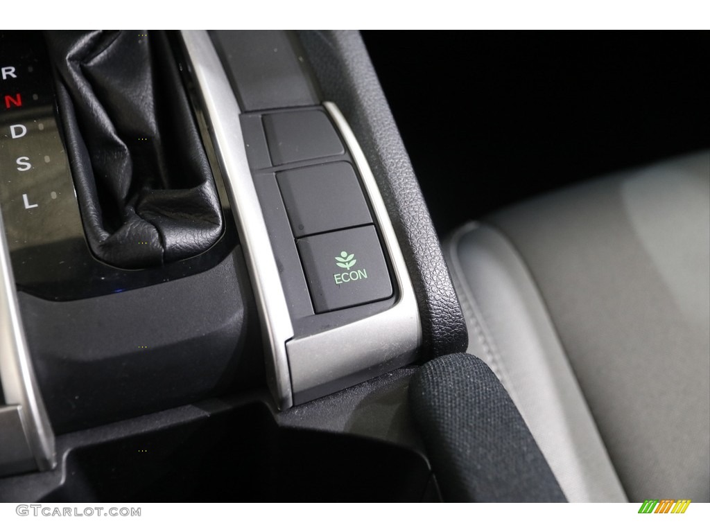 2019 Civic LX Sedan - Crystal Black Pearl / Gray photo #13