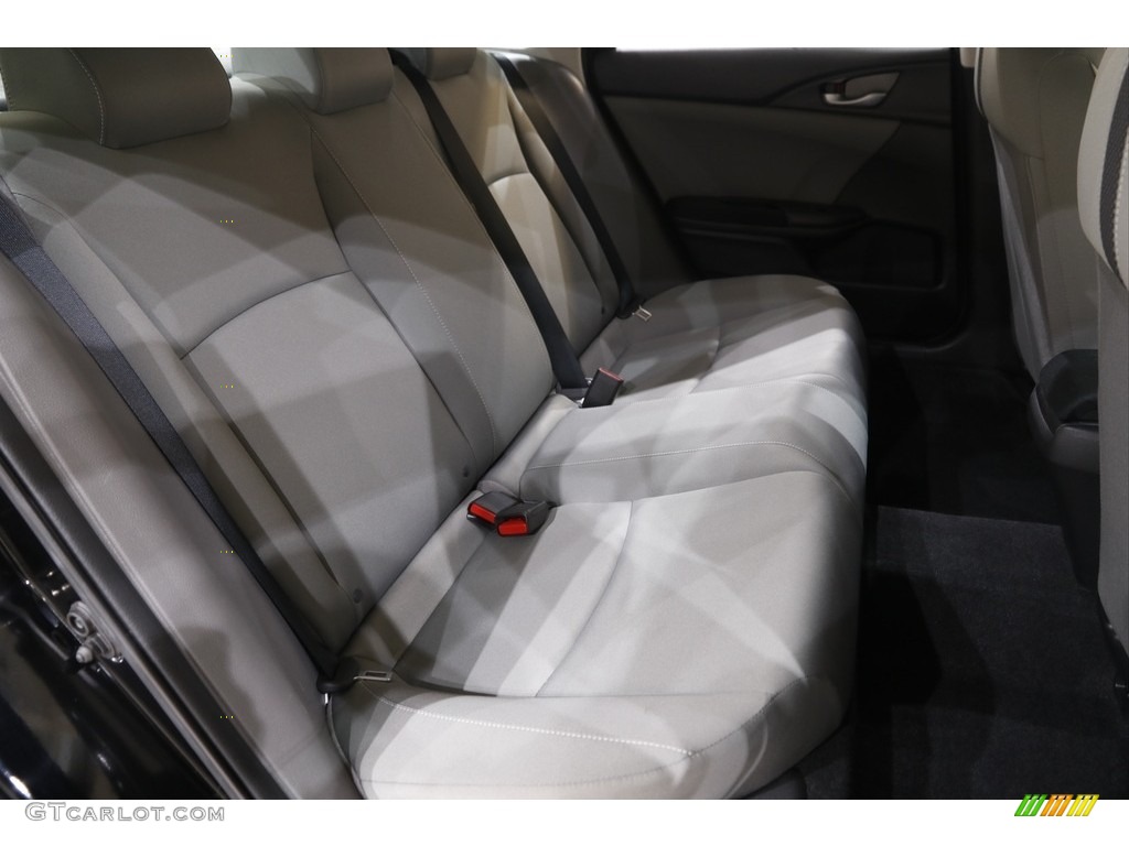 2019 Civic LX Sedan - Crystal Black Pearl / Gray photo #15