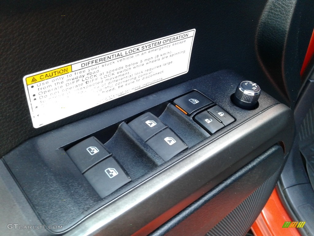 2017 Tacoma TRD Off Road Double Cab 4x4 - Inferno Orange / TRD Black/Orange photo #14
