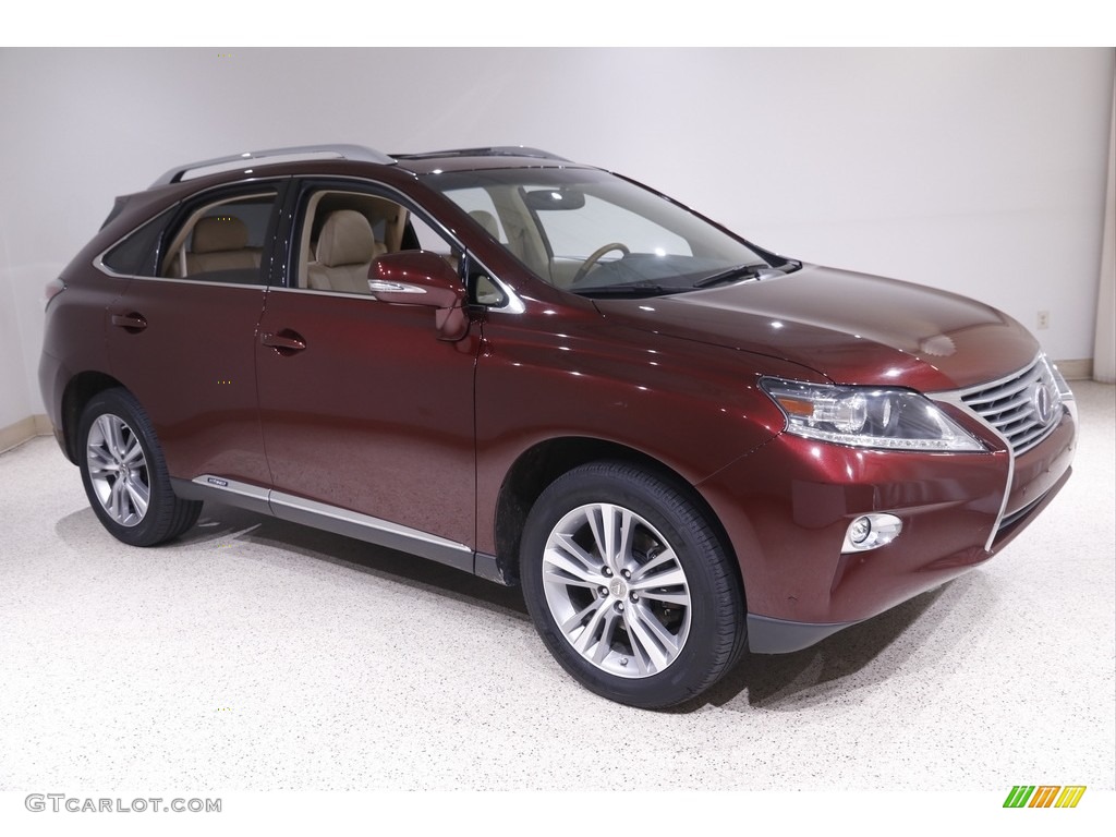 Claret Mica 2015 Lexus RX 450h AWD Exterior Photo #142008020