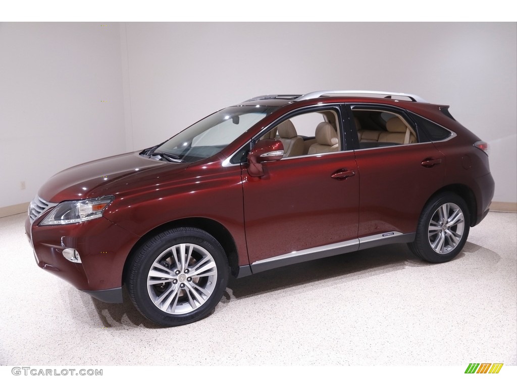 Claret Mica 2015 Lexus RX 450h AWD Exterior Photo #142008062