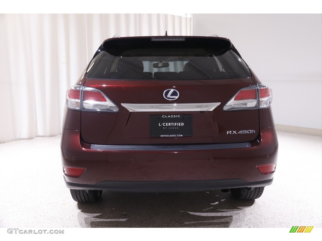 Claret Mica 2015 Lexus RX 450h AWD Exterior Photo #142008425