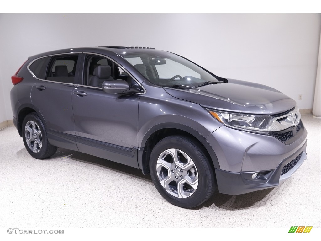 2019 CR-V EX-L AWD - Modern Steel Metallic / Gray photo #1