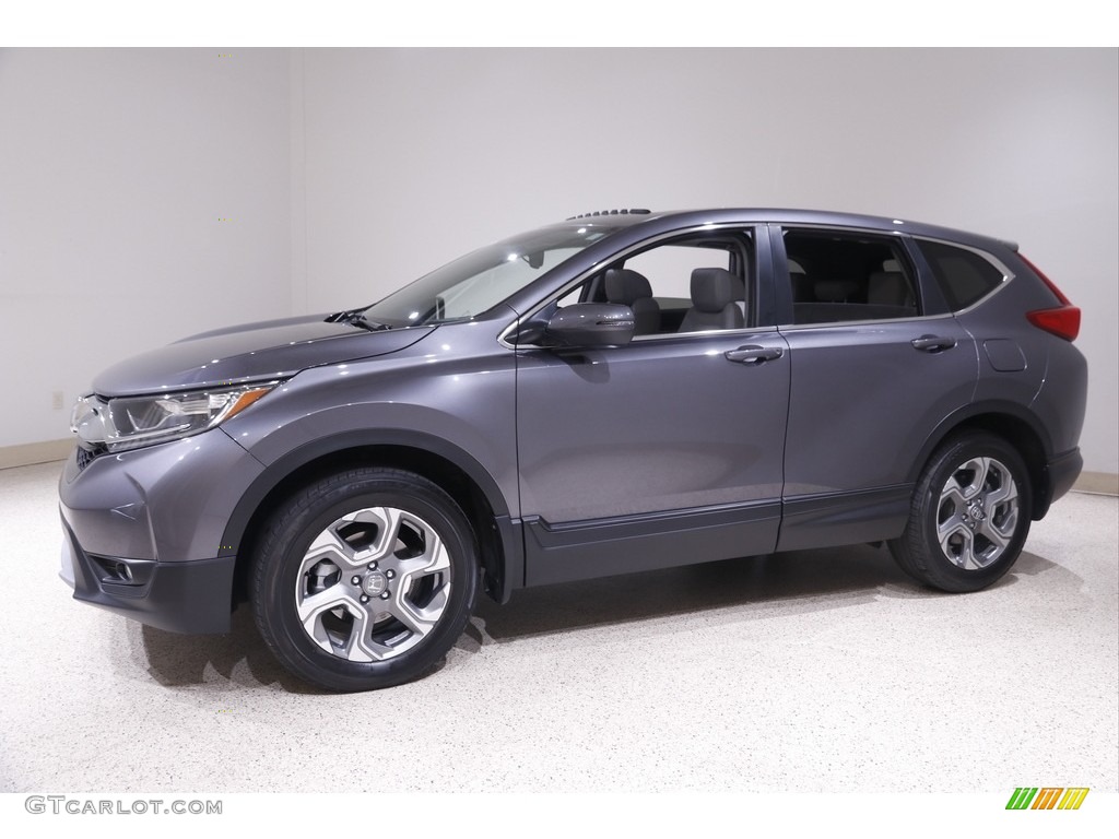 2019 CR-V EX-L AWD - Modern Steel Metallic / Gray photo #3