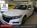 Platinum White Pearl 2018 Honda Accord EX-L Sedan