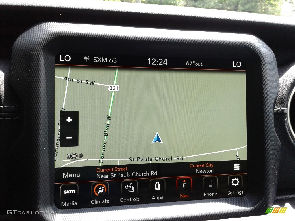 2021 Gladiator Overland 4x4 - Sting-Gray / Black photo #24