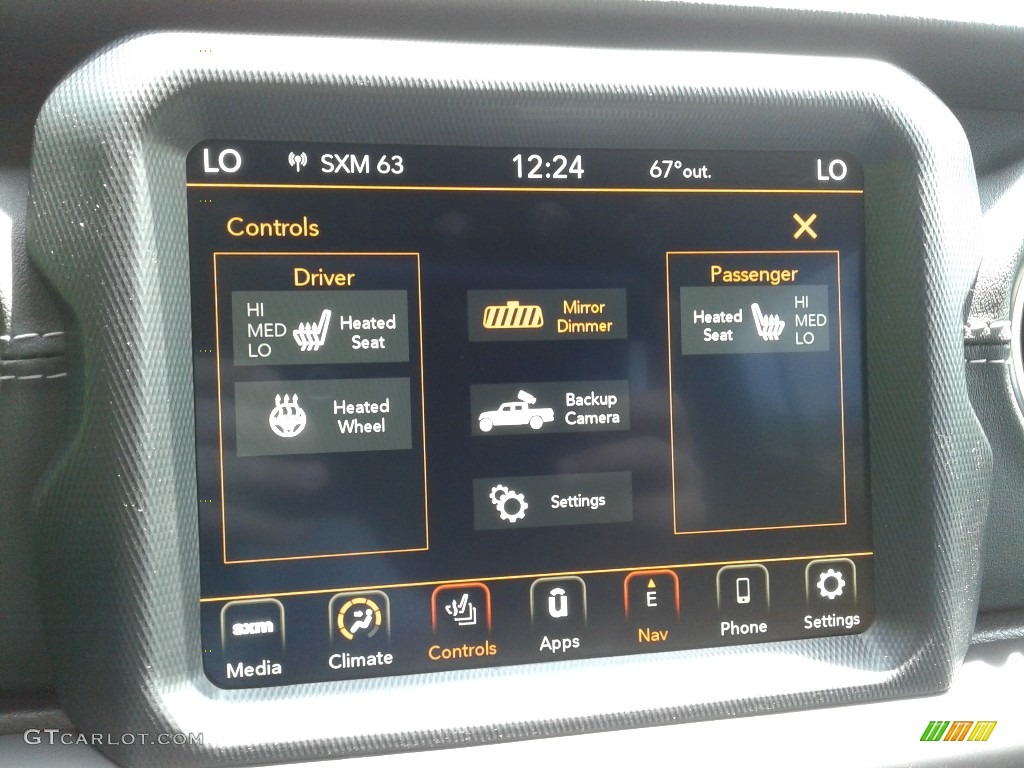 2021 Gladiator Overland 4x4 - Sting-Gray / Black photo #25