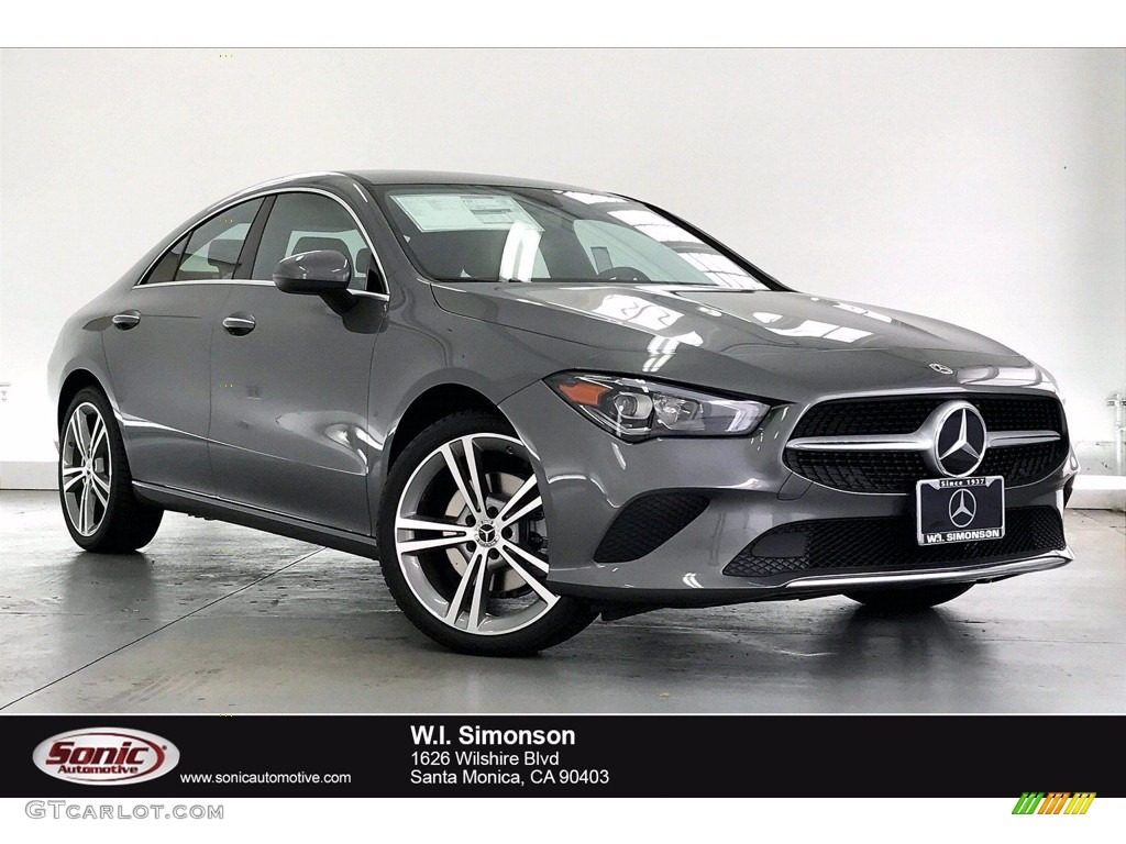 2021 CLA 250 Coupe - Mountain Gray Metallic / Black photo #1