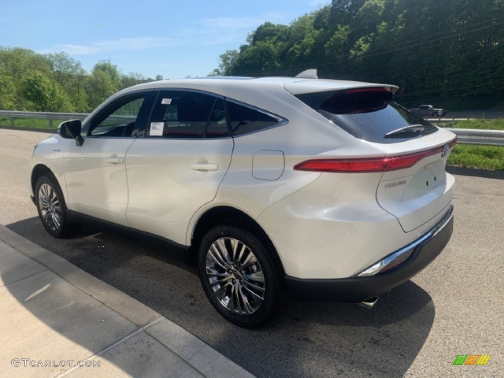 2021 Venza Hybrid Limited AWD - Blizzard White Pearl / Black photo #2