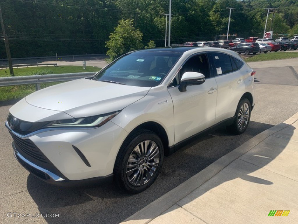 2021 Venza Hybrid Limited AWD - Blizzard White Pearl / Black photo #10