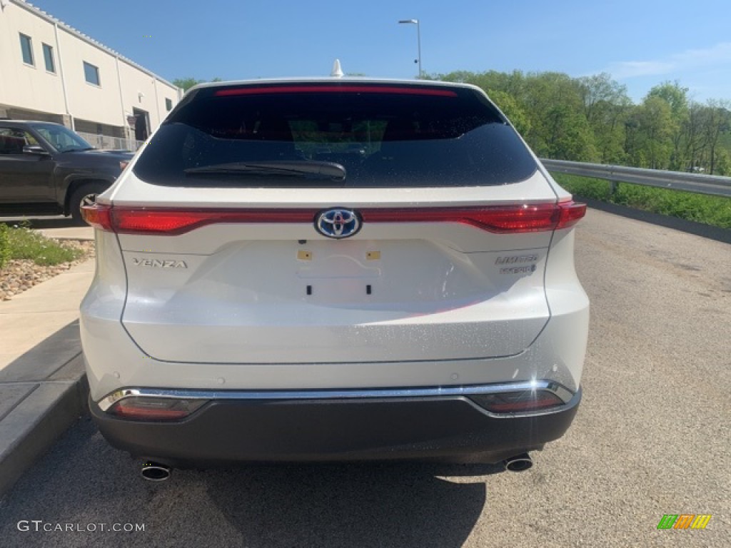 2021 Venza Hybrid Limited AWD - Blizzard White Pearl / Black photo #11