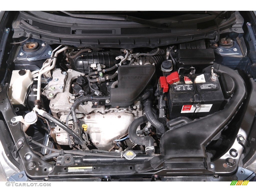 2013 Rogue S AWD - Graphite Blue / Black photo #16