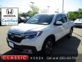 2019 White Diamond Pearl Honda Ridgeline RTL-E AWD  photo #1