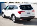 2018 White Diamond Pearl Honda Pilot LX  photo #2