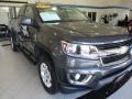 2016 Cyber Gray Metallic Chevrolet Colorado LT Extended Cab 4x4  photo #3