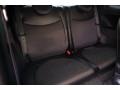 2017 Fiat 500e Black Interior Rear Seat Photo