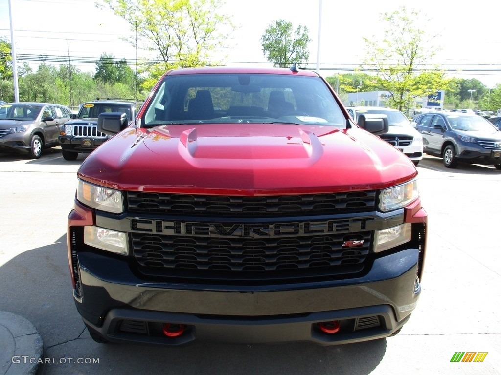2019 Silverado 1500 Custom Z71 Trail Boss Double Cab 4WD - Cajun Red Tintcoat / Jet Black photo #2
