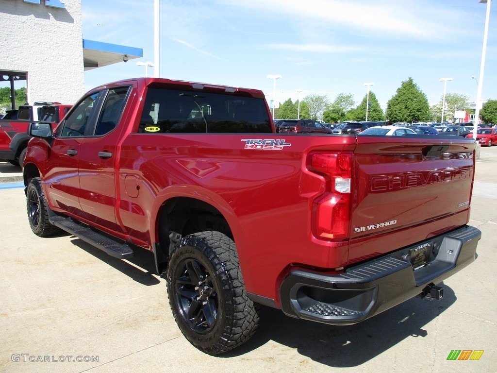 2019 Silverado 1500 Custom Z71 Trail Boss Double Cab 4WD - Cajun Red Tintcoat / Jet Black photo #9