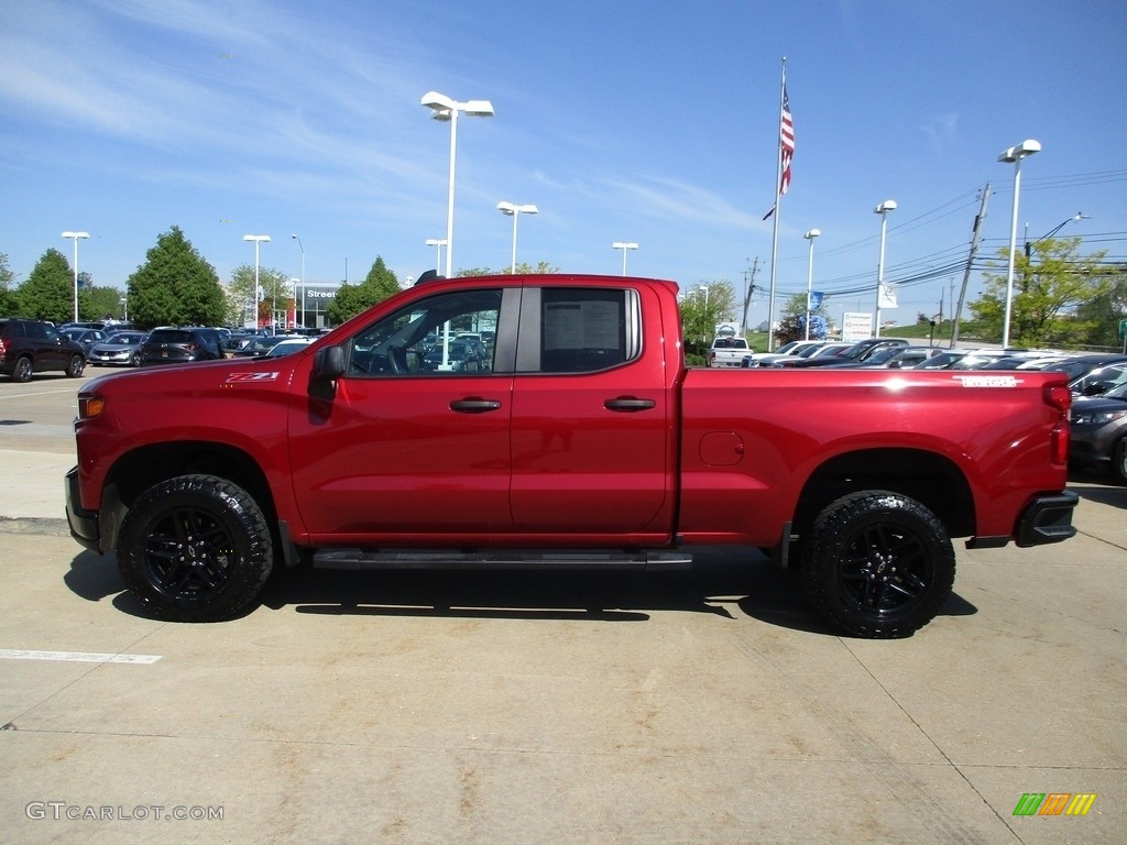 2019 Silverado 1500 Custom Z71 Trail Boss Double Cab 4WD - Cajun Red Tintcoat / Jet Black photo #10