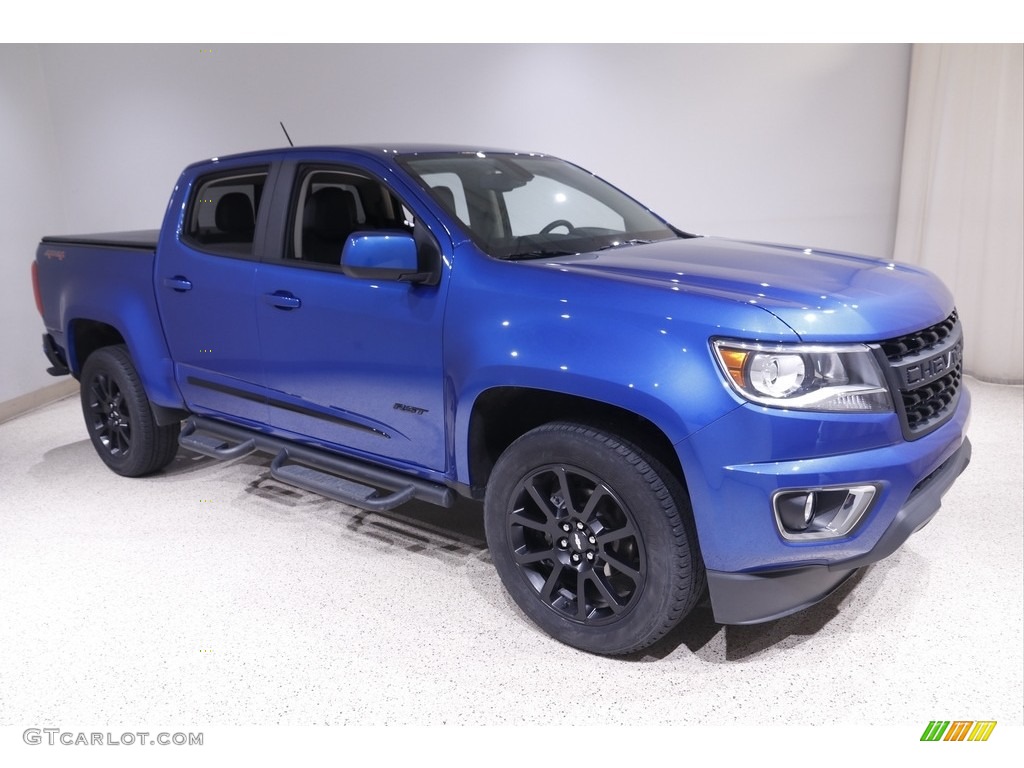 2020 Colorado LT Crew Cab 4x4 - Kinetic Blue Metallic / Jet Black photo #1