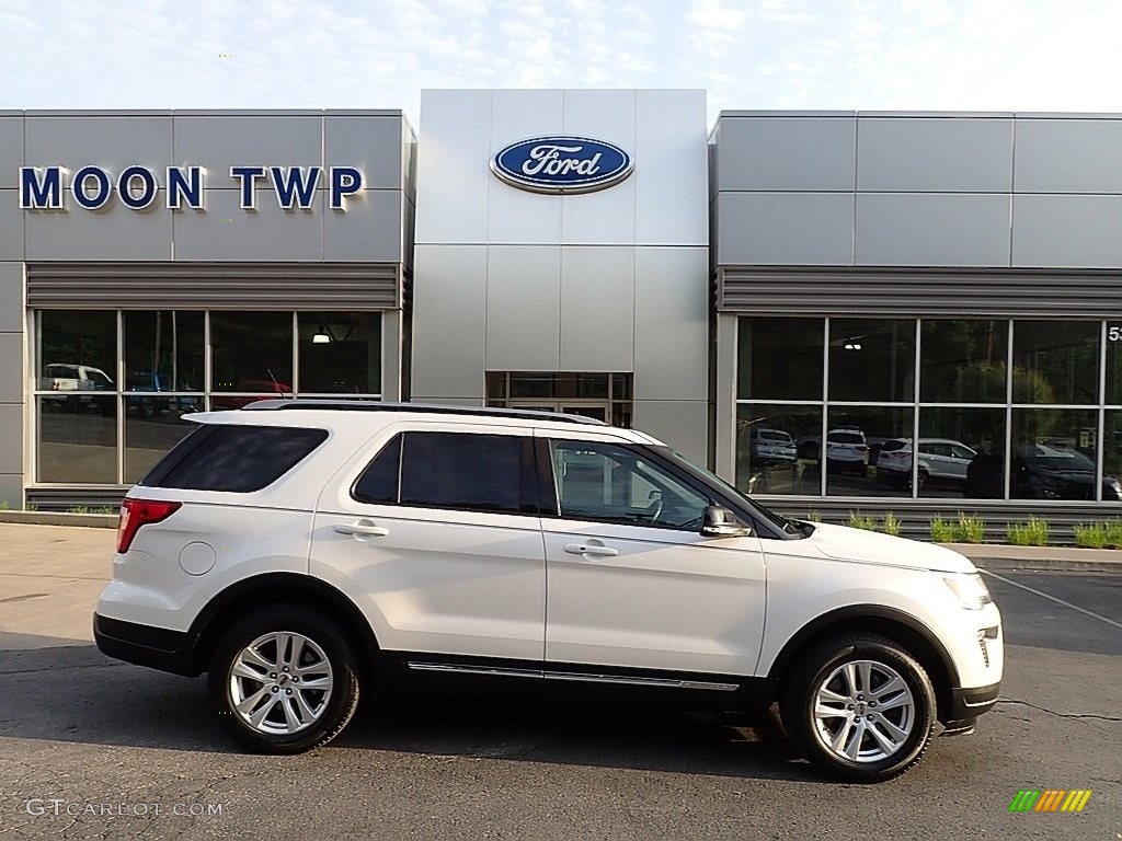 Oxford White Ford Explorer