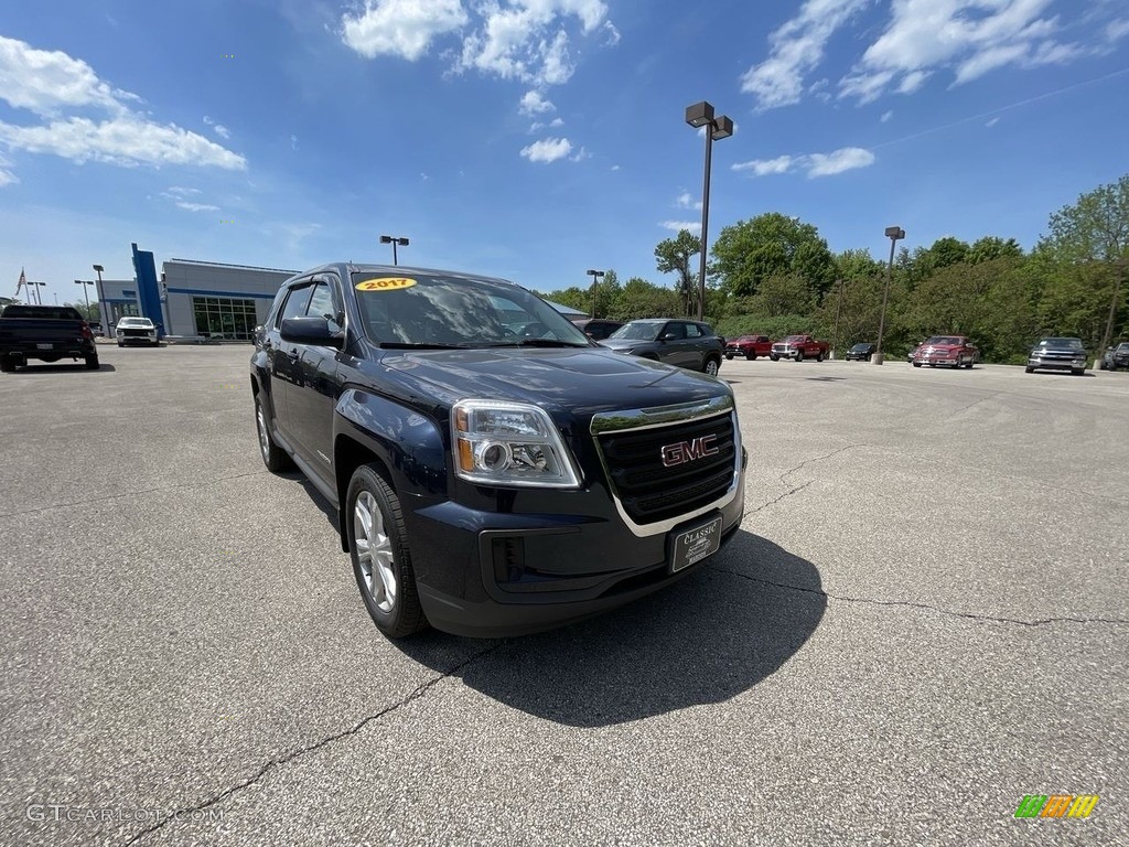 2017 Terrain SLE AWD - Dark Sapphire Blue Metallic / Jet Black photo #1