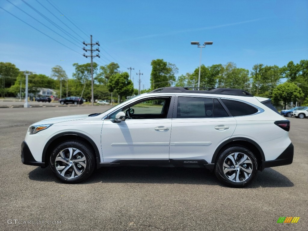 Crystal White Pearl 2021 Subaru Outback 2.5i Limited Exterior Photo #142017261