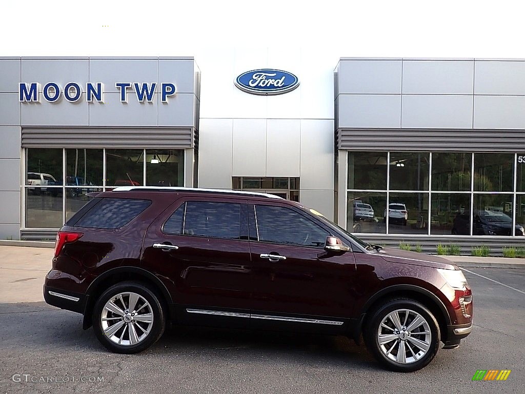 2018 Explorer Limited 4WD - Burgundy Velvet / Medium Stone photo #1