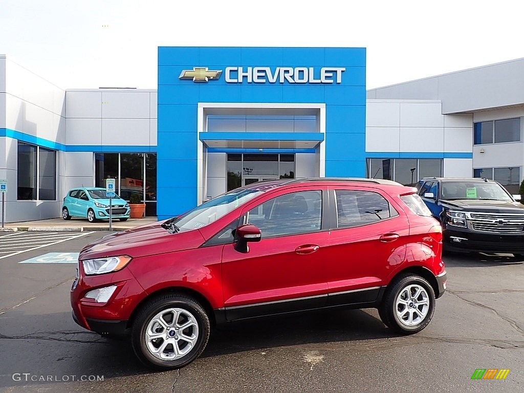 2019 EcoSport SE 4WD - Ruby Red Metallic / Ebony Black photo #1